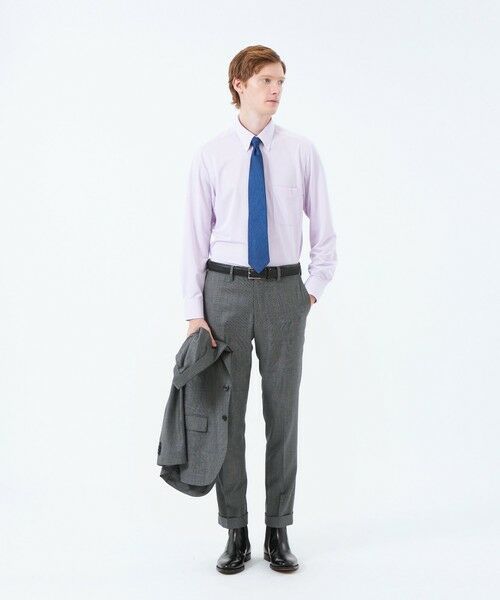 MACKINTOSH PHILOSOPHY(MENS) / マッキントッシュ フィロソフィー メンズ シャツ・ブラウス | トロッター ボタンダウンシャツ 無地/トリコットストライプ | 詳細5