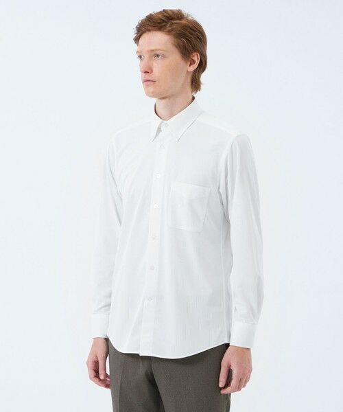 MACKINTOSH PHILOSOPHY(MENS) / マッキントッシュ フィロソフィー メンズ シャツ・ブラウス | トロッター ボタンダウンシャツ 無地/トリコットストライプ | 詳細7