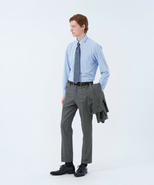 MACKINTOSH PHILOSOPHY(MENS) / マッキントッシュ フィロソフィー メンズ シャツ・ブラウス | トロッター ボタンダウンシャツ 無地/トリコットストライプ | 詳細2