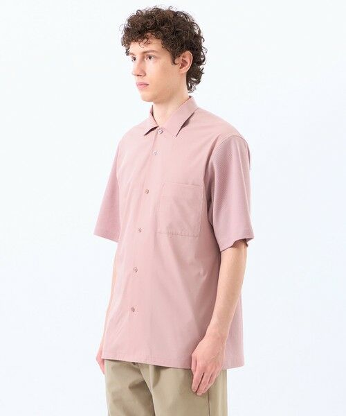 MACKINTOSH PHILOSOPHY(MENS) / マッキントッシュ フィロソフィー　メンズ シャツ・ブラウス | ニットコンビシャツ ケーブルニット×ブロード | 詳細7