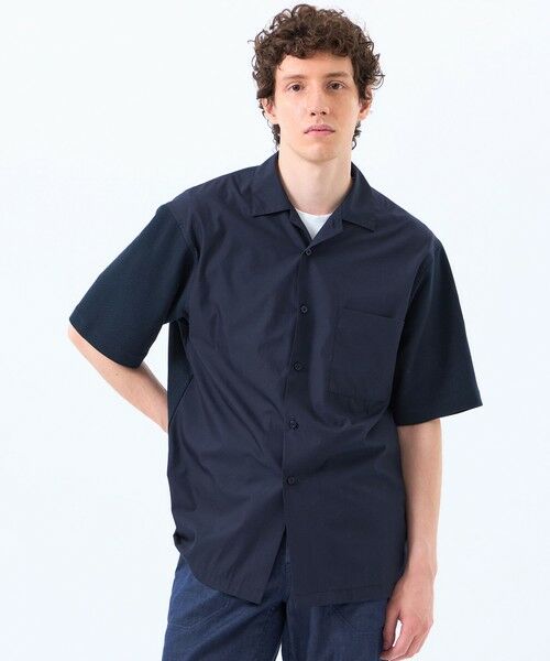 MACKINTOSH PHILOSOPHY(MENS) / マッキントッシュ フィロソフィー　メンズ シャツ・ブラウス | ニットコンビシャツ ケーブルニット×ブロード | 詳細18