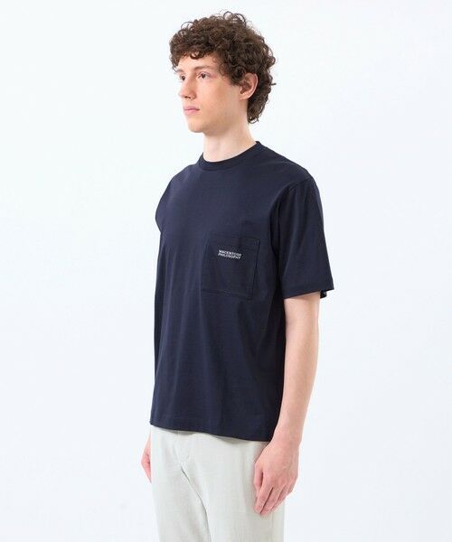 MACKINTOSH PHILOSOPHY(MENS) / マッキントッシュ フィロソフィー　メンズ カットソー | シルケットスムース クルーネック半袖ポケT | 詳細4
