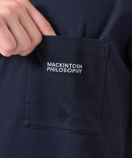 MACKINTOSH PHILOSOPHY(MENS) / マッキントッシュ フィロソフィー　メンズ カットソー | シルケットスムース クルーネック半袖ポケT | 詳細6