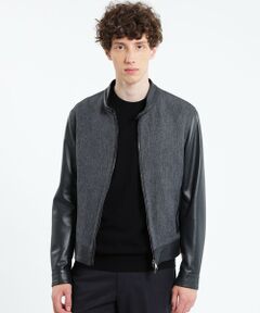 MACKINTOSH PHILOSOPHY(MENS) / マッキントッシュ フィロソフィー　メンズ ブルゾン | EMMETIコラボ ラムレザーコンビライダース