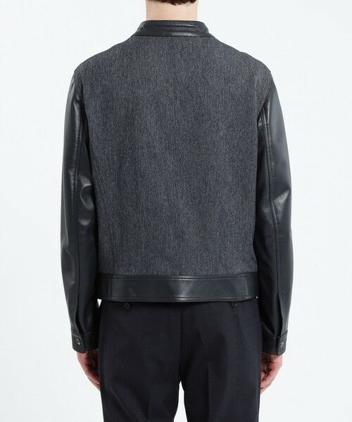 MACKINTOSH PHILOSOPHY(MENS) / マッキントッシュ フィロソフィー　メンズ ブルゾン | EMMETIコラボ ラムレザーコンビライダース | 詳細4