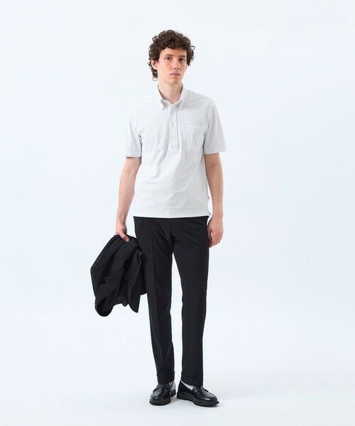 MACKINTOSH PHILOSOPHY(MENS) / マッキントッシュ フィロソフィー　メンズ シャツ・ブラウス | 【TROTTER with FREEZE TECH】トロッター ボタンダウンポロシャツ　氷撃プリントトリコット | 詳細1