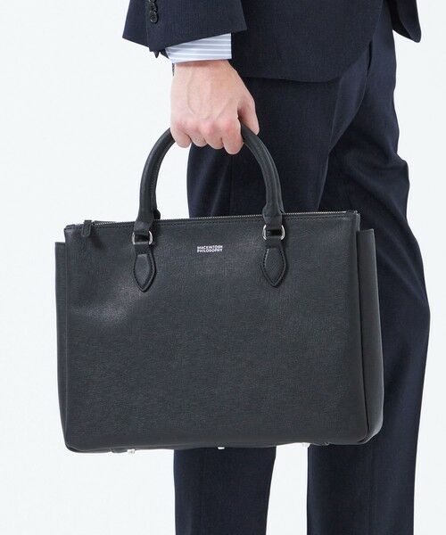 MACKINTOSH PHILOSOPHY(MENS) / マッキントッシュ フィロソフィー　メンズ メッセンジャーバッグ・ウエストポーチ | サフィアーノレザー ブリーフトート | 詳細1