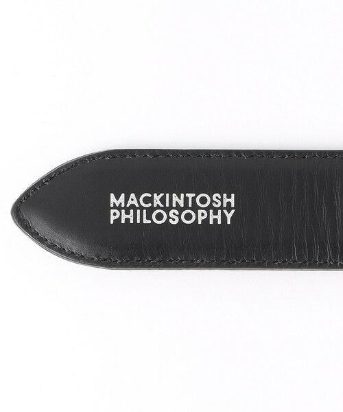 MACKINTOSH PHILOSOPHY(MENS) / マッキントッシュ フィロソフィー　メンズ ベルト・サスペンダー | サフィアーノレザー ビジネスベルト | 詳細3