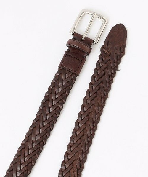 MACKINTOSH PHILOSOPHY(MENS) / マッキントッシュ フィロソフィー　メンズ ベルト・サスペンダー | オイルレザーメッシュ カジュアルベルト | 詳細2