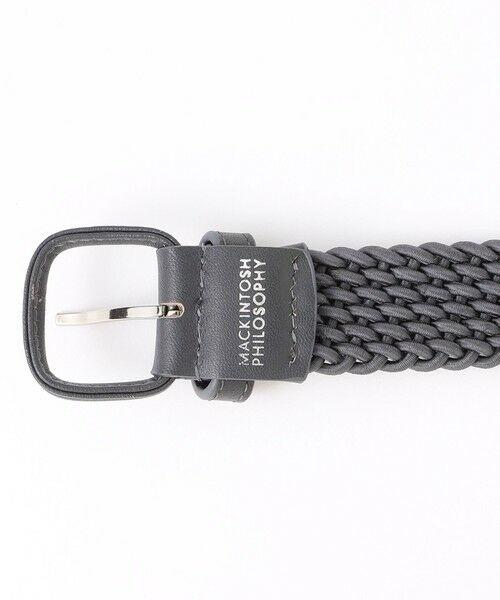 MACKINTOSH PHILOSOPHY(MENS) / マッキントッシュ フィロソフィー　メンズ ベルト・サスペンダー | エラスティックメッシュ カジュアルベルト | 詳細3