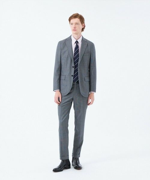 MACKINTOSH PHILOSOPHY(MENS) / マッキントッシュ フィロソフィー　メンズ ネクタイ | ヘリンボーン×ストライプ　レギュラータイ | 詳細4