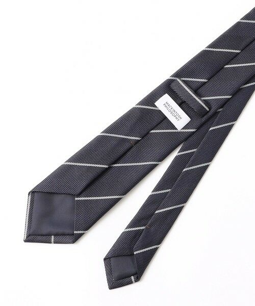 MACKINTOSH PHILOSOPHY(MENS) / マッキントッシュ フィロソフィー　メンズ ネクタイ | ヘリンボーン×ストライプ　レギュラータイ | 詳細5