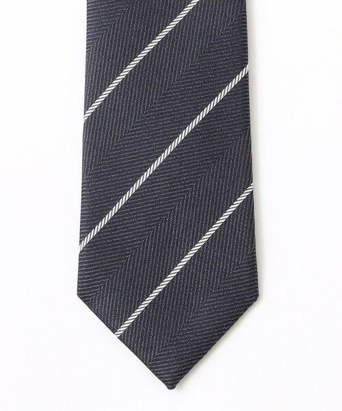 MACKINTOSH PHILOSOPHY(MENS) / マッキントッシュ フィロソフィー　メンズ ネクタイ | ヘリンボーン×ストライプ　レギュラータイ | 詳細6