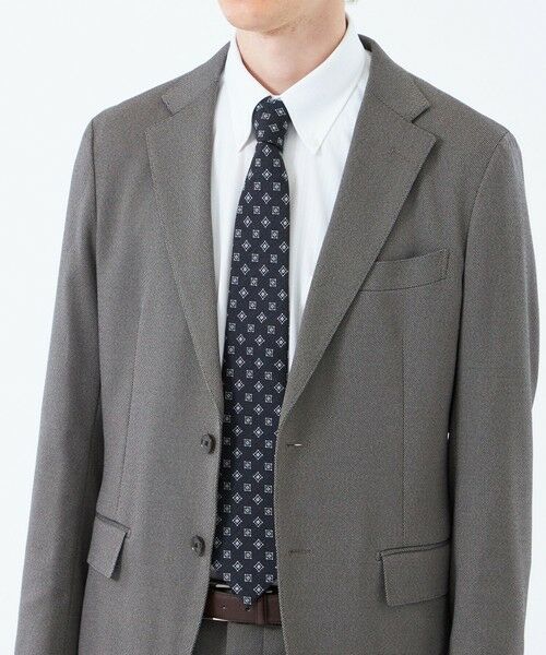 MACKINTOSH PHILOSOPHY(MENS) / マッキントッシュ フィロソフィー　メンズ ネクタイ | スクエア小紋　レギュラータイ | 詳細1