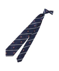 MACKINTOSH PHILOSOPHY(MENS) / マッキントッシュ フィロソフィー　メンズ ネクタイ | バッキンガムベア×ストライプ レギュラータイ