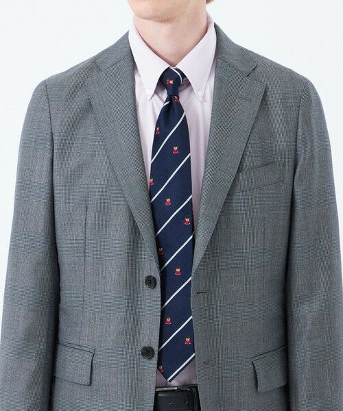 MACKINTOSH PHILOSOPHY(MENS) / マッキントッシュ フィロソフィー　メンズ ネクタイ | バッキンガムベア×ストライプ レギュラータイ | 詳細3