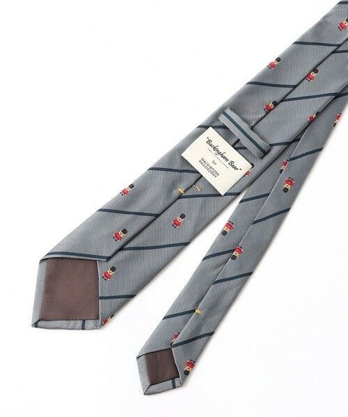 MACKINTOSH PHILOSOPHY(MENS) / マッキントッシュ フィロソフィー　メンズ ネクタイ | バッキンガムベア×ストライプ レギュラータイ | 詳細7