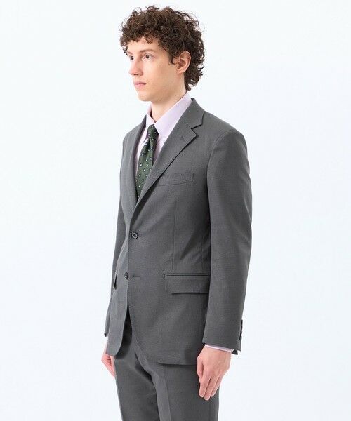 MACKINTOSH PHILOSOPHY(MENS) / マッキントッシュ フィロソフィー　メンズ ノーカラージャケット | トロッター ジャケット #000（ナンバーゼロ）バーズアイストレッチ リサイクル | 詳細8