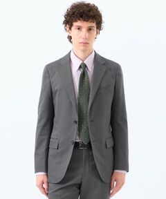 MACKINTOSH PHILOSOPHY(MENS) / マッキントッシュ フィロソフィー　メンズ ノーカラージャケット | トロッター ジャケット #000（ナンバーゼロ）バーズアイストレッチ リサイクル