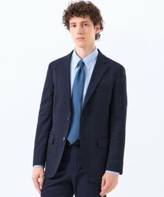 MACKINTOSH PHILOSOPHY(MENS) / マッキントッシュ フィロソフィー　メンズ ノーカラージャケット | トロッター ジャケット #000（ナンバーゼロ）バーズアイストレッチ リサイクル