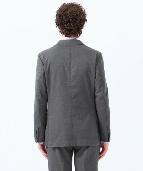 MACKINTOSH PHILOSOPHY(MENS) / マッキントッシュ フィロソフィー　メンズ ノーカラージャケット | トロッター ジャケット #000（ナンバーゼロ）バーズアイストレッチ リサイクル | 詳細9