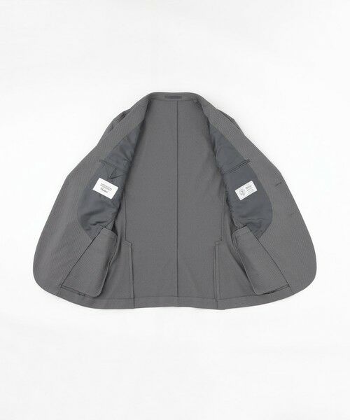 MACKINTOSH PHILOSOPHY(MENS) / マッキントッシュ フィロソフィー　メンズ ノーカラージャケット | トロッター ジャケット #000（ナンバーゼロ）バーズアイストレッチ リサイクル | 詳細14