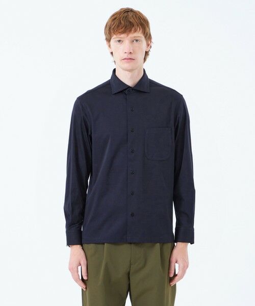 MACKINTOSH PHILOSOPHY(MENS) / マッキントッシュ フィロソフィー　メンズ シャツ・ブラウス | シルケットスムース スクエアホリゾンタルワイドシャツ | 詳細5