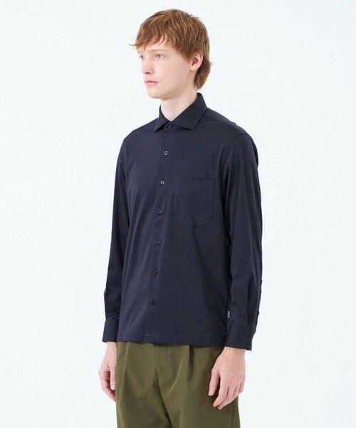 MACKINTOSH PHILOSOPHY(MENS) / マッキントッシュ フィロソフィー　メンズ シャツ・ブラウス | シルケットスムース スクエアホリゾンタルワイドシャツ | 詳細6