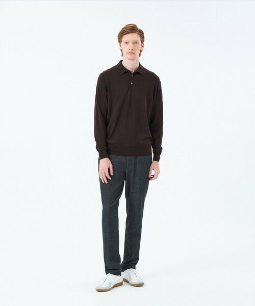 MACKINTOSH PHILOSOPHY(MENS) / マッキントッシュ フィロソフィー　メンズ ニット・セーター | ハイゲージ天竺 ニットポロ | 詳細4