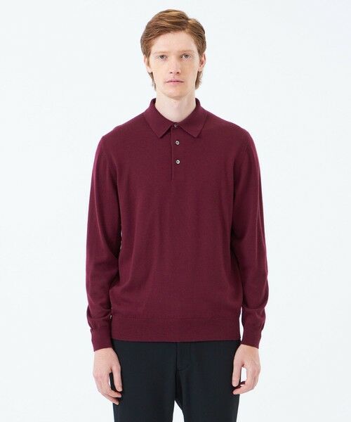 MACKINTOSH PHILOSOPHY(MENS) / マッキントッシュ フィロソフィー　メンズ ニット・セーター | ハイゲージ天竺 ニットポロ | 詳細5