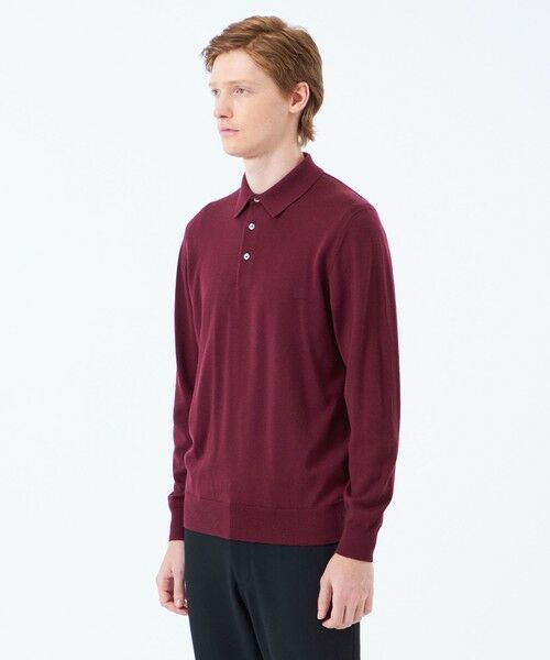 MACKINTOSH PHILOSOPHY(MENS) / マッキントッシュ フィロソフィー　メンズ ニット・セーター | ハイゲージ天竺 ニットポロ | 詳細6