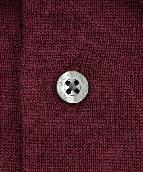 MACKINTOSH PHILOSOPHY(MENS) / マッキントッシュ フィロソフィー　メンズ ニット・セーター | ハイゲージ天竺 ニットポロ | 詳細9