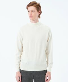 MACKINTOSH PHILOSOPHY(MENS) / マッキントッシュ フィロソフィー　メンズ ニット・セーター | ハイゲージ天竺 モックネックプルオーバーニット