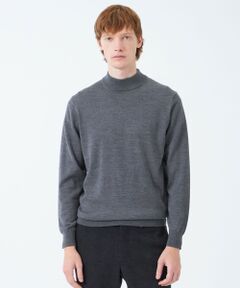 MACKINTOSH PHILOSOPHY(MENS) / マッキントッシュ フィロソフィー　メンズ ニット・セーター | ハイゲージ天竺 モックネックプルオーバーニット