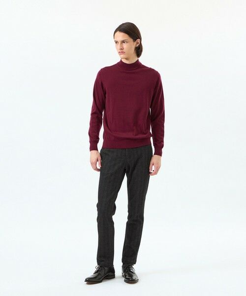 MACKINTOSH PHILOSOPHY(MENS) / マッキントッシュ フィロソフィー　メンズ ニット・セーター | ハイゲージ天竺 モックネックプルオーバーニット | 詳細4