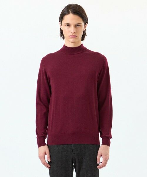 MACKINTOSH PHILOSOPHY(MENS) / マッキントッシュ フィロソフィー　メンズ ニット・セーター | ハイゲージ天竺 モックネックプルオーバーニット | 詳細7
