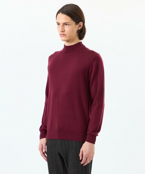 MACKINTOSH PHILOSOPHY(MENS) / マッキントッシュ フィロソフィー　メンズ ニット・セーター | ハイゲージ天竺 モックネックプルオーバーニット | 詳細8