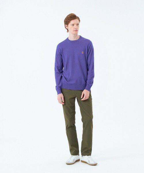 MACKINTOSH PHILOSOPHY(MENS) / マッキントッシュ フィロソフィー　メンズ ニット・セーター | バッキンガムベア 綿ウール天竺 クルーネックプルオーバーニット | 詳細4