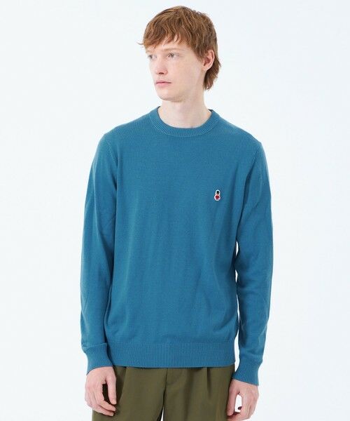 MACKINTOSH PHILOSOPHY(MENS) / マッキントッシュ フィロソフィー　メンズ ニット・セーター | バッキンガムベア 綿ウール天竺 クルーネックプルオーバーニット | 詳細6