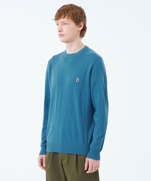 MACKINTOSH PHILOSOPHY(MENS) / マッキントッシュ フィロソフィー　メンズ ニット・セーター | バッキンガムベア 綿ウール天竺 クルーネックプルオーバーニット | 詳細7