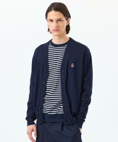 MACKINTOSH PHILOSOPHY(MENS) / マッキントッシュ フィロソフィー　メンズ ニット・セーター | バッキンガムベア 綿ウール天竺 Vネックカーディガン
