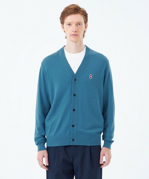 MACKINTOSH PHILOSOPHY(MENS) / マッキントッシュ フィロソフィー　メンズ ニット・セーター | バッキンガムベア 綿ウール天竺 Vネックカーディガン | 詳細3