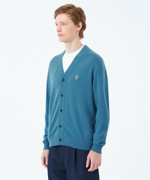 MACKINTOSH PHILOSOPHY(MENS) / マッキントッシュ フィロソフィー　メンズ ニット・セーター | バッキンガムベア 綿ウール天竺 Vネックカーディガン | 詳細4