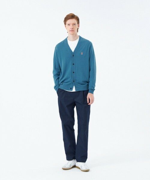 MACKINTOSH PHILOSOPHY(MENS) / マッキントッシュ フィロソフィー　メンズ ニット・セーター | バッキンガムベア 綿ウール天竺 Vネックカーディガン | 詳細1