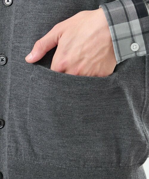 MACKINTOSH PHILOSOPHY(MENS) / マッキントッシュ フィロソフィー　メンズ ニット・セーター | ハイゲージ天竺 Vネックニットベスト | 詳細7