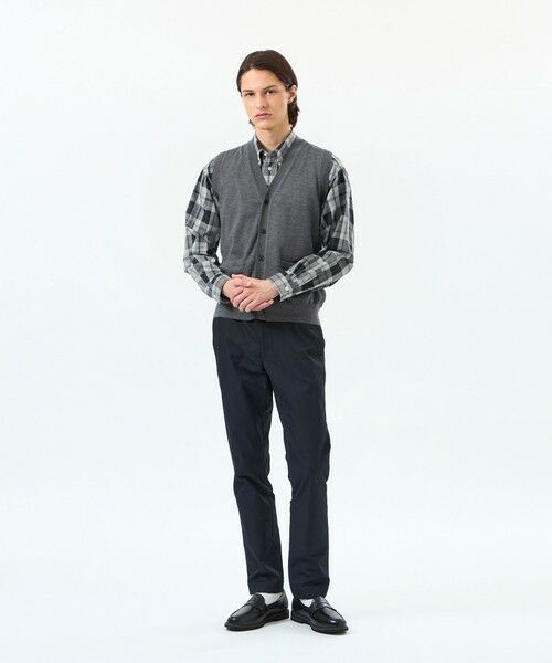 MACKINTOSH PHILOSOPHY(MENS) / マッキントッシュ フィロソフィー　メンズ ニット・セーター | ハイゲージ天竺 Vネックニットベスト | 詳細1