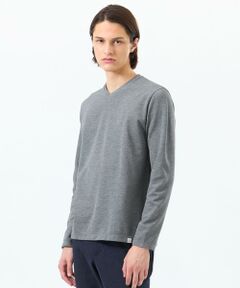 MACKINTOSH PHILOSOPHY(MENS) / マッキントッシュ フィロソフィー　メンズ カットソー | ストレッチミラノリブ VネックロンＴ