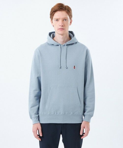 MACKINTOSH PHILOSOPHY(MENS) / マッキントッシュ フィロソフィー　メンズ カットソー | 【WEB&一部店舗限定】バッキンガムベア 10オンス裏パイル ワンポイントフーデッドパーカー | 詳細4