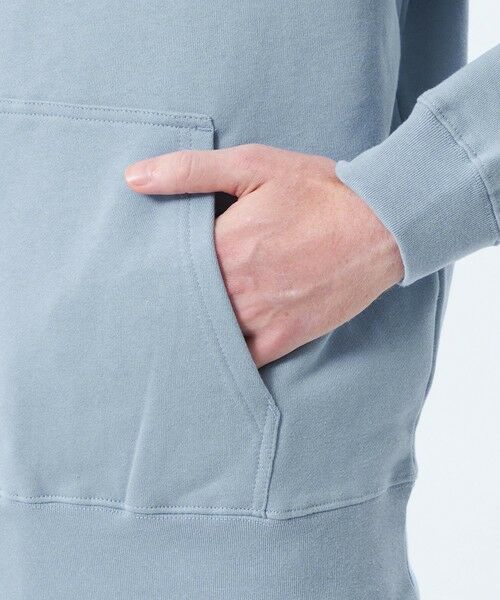 MACKINTOSH PHILOSOPHY(MENS) / マッキントッシュ フィロソフィー　メンズ カットソー | 【WEB&一部店舗限定】バッキンガムベア 10オンス裏パイル ワンポイントフーデッドパーカー | 詳細7