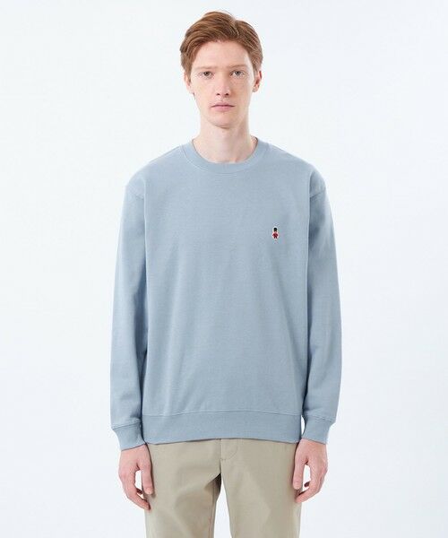 MACKINTOSH PHILOSOPHY(MENS) / マッキントッシュ フィロソフィー　メンズ カットソー | 【WEB&一部店舗限定】バッキンガムベア 10オンス裏パイル ワンポイントクルーネック | 詳細5